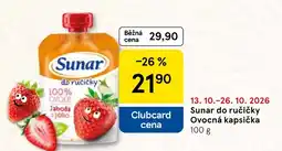Tesco Sunar do ručičky Ovocná kapsička nabídka