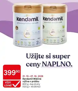 Tesco Kendamil Mléčná výživa v prášku nabídka