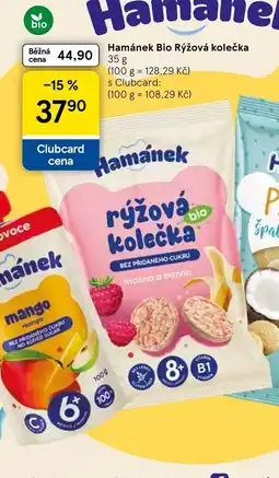 Tesco Hamánek rýžová kolečka nabídka