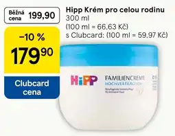 Tesco Hipp krém pro celou rodinu nabídka