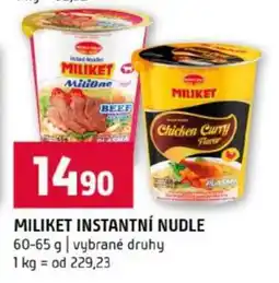 Terno MILIKET INSTANTNÍ NUDLE nabídka