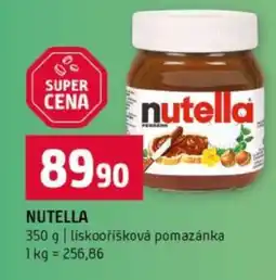 Terno Nutella nabídka