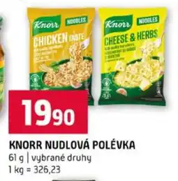 Terno Knorr Nudlová polévka nabídka