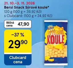 Tesco Bersi sýrové koule nabídka