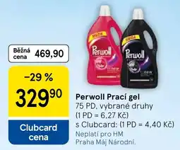 Tesco Perwoll prací gel nabídka