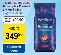 Tesco Mövenpick zrnková káva nabídka