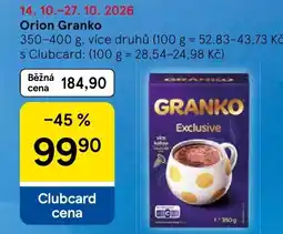 Tesco Granko exclusive nabídka