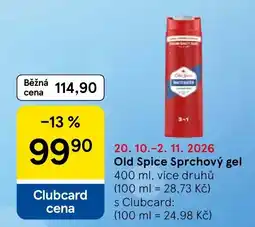 Tesco Old Spice sprchový gel nabídka