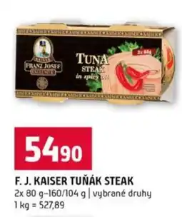 Terno F.J.KAISER Tuňák steak nabídka
