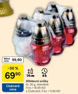 Tesco Hříbitovní svíčky nabídka