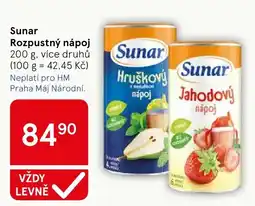 Tesco Sunar Rozpustný nápoj nabídka