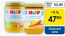 Tesco HiPP hlavni a rybou a telecim masem nabídka