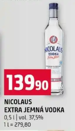 Terno NICOLAUS EXTRA JEMNÁ VODKA nabídka