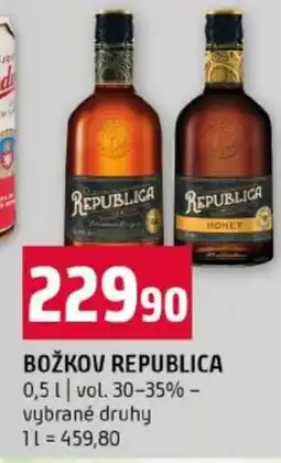 Terno Božkov Republica nabídka