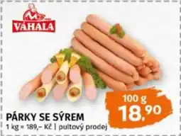 Terno Párky se sýrem nabídka