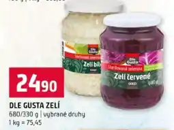 Terno DLE GUSTA ZELÍ nabídka