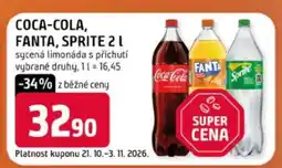 Terno COCA-COLA, FANTA, SPRITE 2 l nabídka