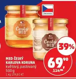 Penny Market MED ČESKÝ KARLOVA KORUNA nabídka