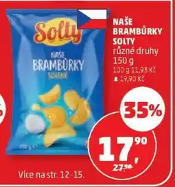 Penny Market NAŠE BRAMBŮRKY SOLTY nabídka