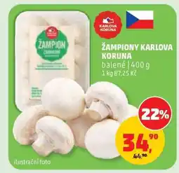 Penny Market Žampiony Karlova Koruna nabídka