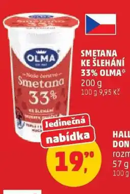 Penny Market Smetana ke šlehání 33%, Olma nabídka
