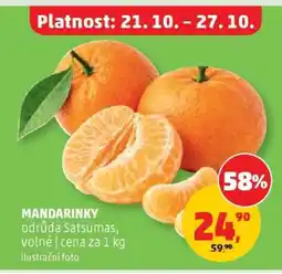 Penny Market Mandarinky nabídka