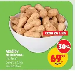 Penny Market Arašídy neloupané pražené nabídka