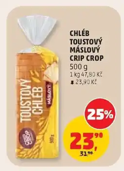 Penny Market Chléb toustový máslový Crip Crop nabídka