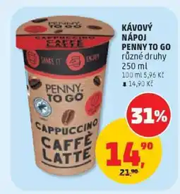Penny Market Kávový nápoj Penny To Go nabídka