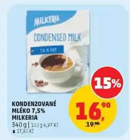 Penny Market Kondenzované mléko 7,5% Milkeria nabídka