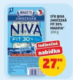 Penny Market Sýr Niva Jihočeská Fit 30% Madeta nabídka