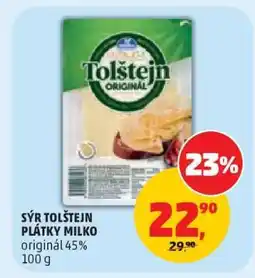 Penny Market Sýr Tolštejn plátky Milko nabídka