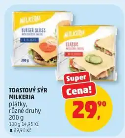 Penny Market TOASTOVÝ SÝR MILKERIA nabídka