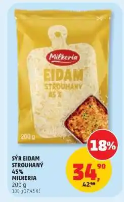 Penny Market Sýr Eidam strouhaný 45% Milkeria nabídka