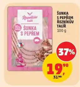 Penny Market ŠUNKA S PEPŘEM ŘEZNÍKŮV TALÍŘ nabídka