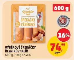 Penny Market VÝBĚROVÉ ŠPEKÁČKY ŘEZNÍKŮV TALÍŘ nabídka