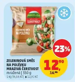 Penny Market ZELENINOVÁ SMĚS NA POLÉVKU MRAZIVÁ ČERSTVOST nabídka