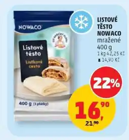 Penny Market LISTOVÉ TĚSTO NOWACO nabídka