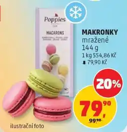 Penny Market MAKRONKY mražené 144 g nabídka