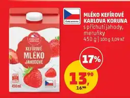 Penny Market MLÉKO KEFÍROVÉ KARLOVA KORUNA nabídka