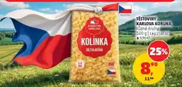 Penny Market Těstoviny Karlova Koruna nabídka