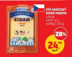 Penny Market Sýr Jihočeský Eidam Madeta nabídka