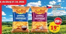 Penny Market Hospodské brambůrky Solty nabídka