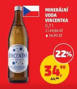 Penny Market MINERÁLNÍ VODA VINCENTKA nabídka