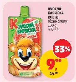 Penny Market OVOCNÁ KAPSIČKA KUBÍK nabídka