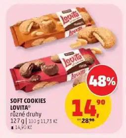 Penny Market SOFT COOKIES LOVITA nabídka