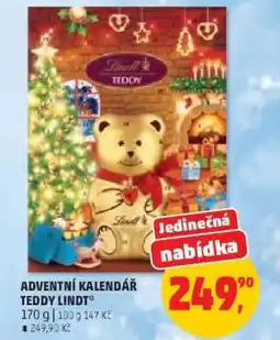 Penny Market Adventní kalendář Teddy, Lindt nabídka