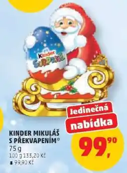 Penny Market Kinder Mikuláš s překvapením nabídka