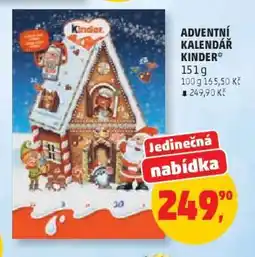 Penny Market Adventní kalendář Kinder nabídka
