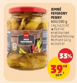 Penny Market JEMNÉ FEFERONY PENNY nabídka